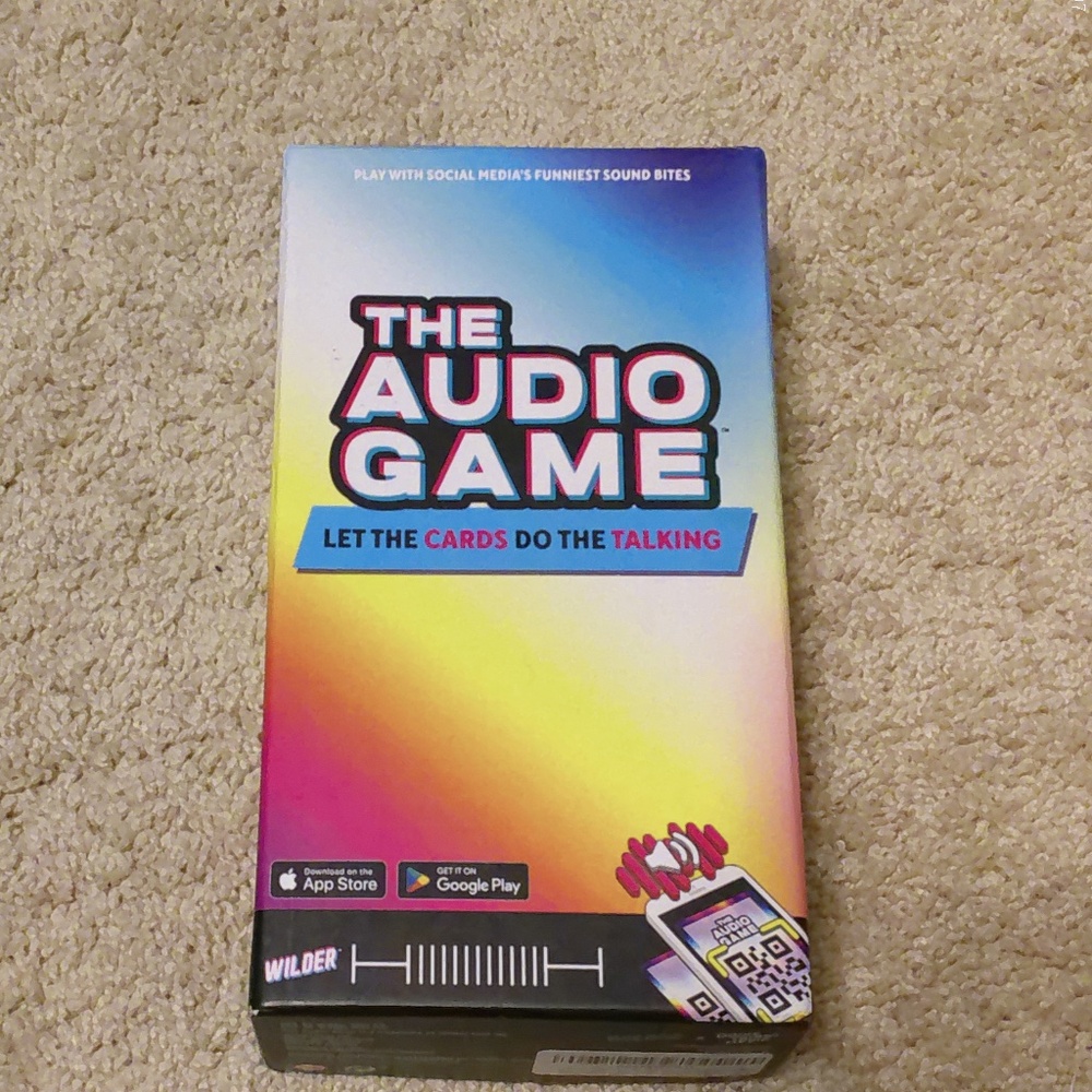 The Audio Game Party Card Game w/ App